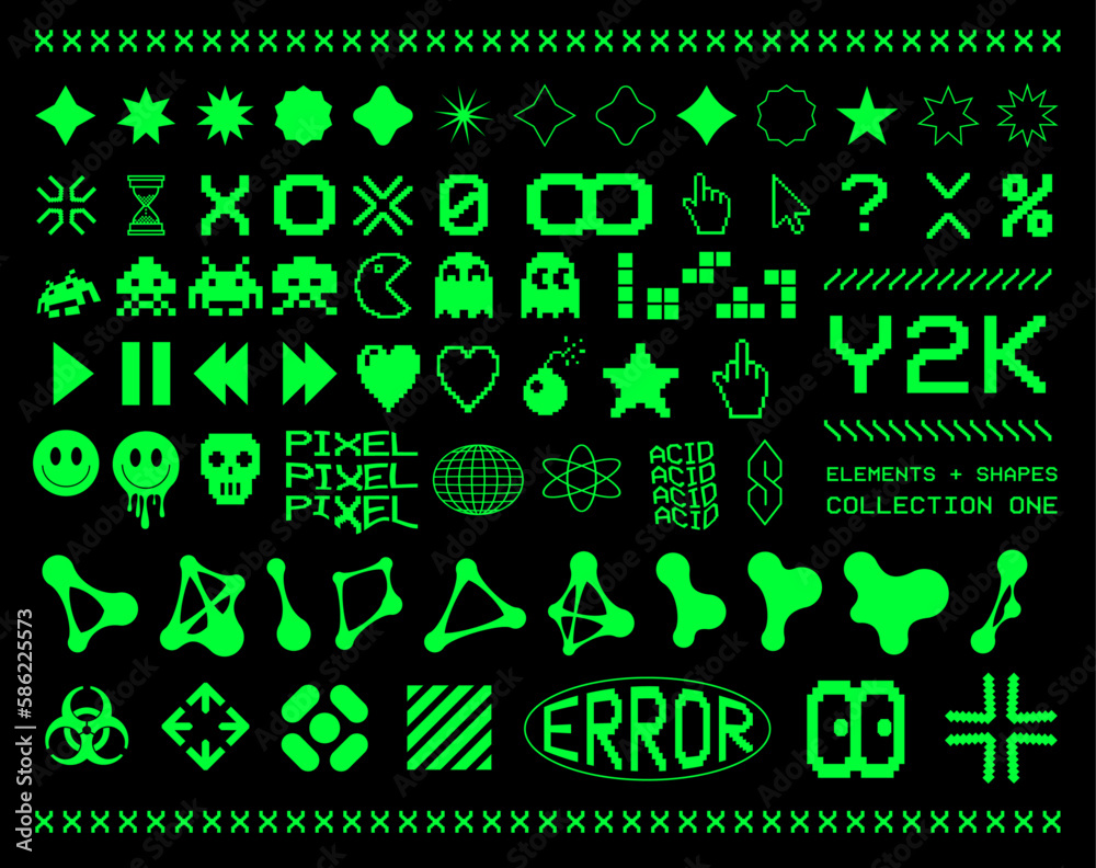 Y2k Vector Art, Icons, and Graphics for Free Download