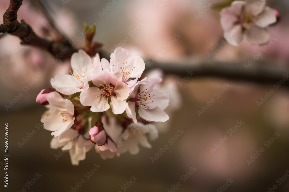 blossom in spring, generative AI blossom in spring, generative AI