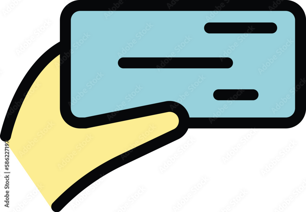 Hand rotate phone icon outline vector. Smartphone device. Screen swipe color flat Hand rotate phone icon outline vector. Smartphone device. Screen swipe color flat