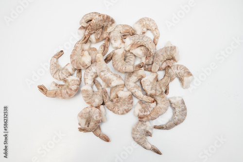 Frozen big king size shrimp...