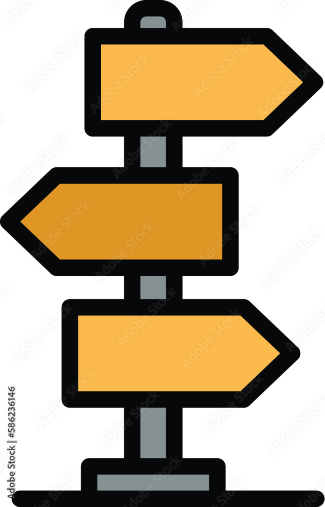 Safari direction icon. Outline Safari direction vector icon for web design isolated on white background color flat Safari direction icon. Outline Safari direction vector icon for web design isolated on white background color flat