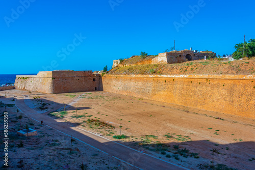 San Salvador bastion at Greek town Chania at Crete island photo