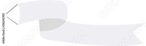 Ribbon banner for airplane