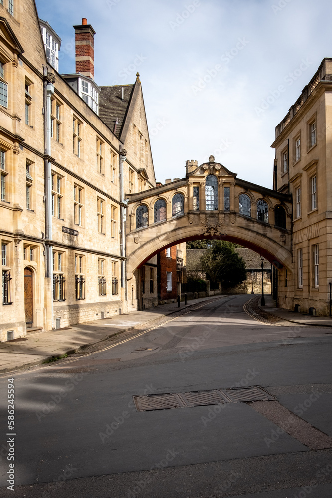 Oxford historic city center bridge of sighs