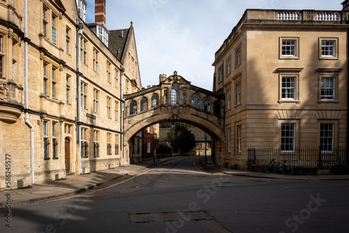 Oxford historic city center bridge of sighs