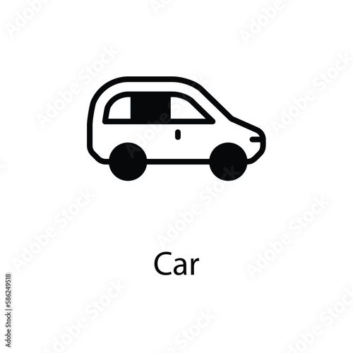 Car icon design stock illustration