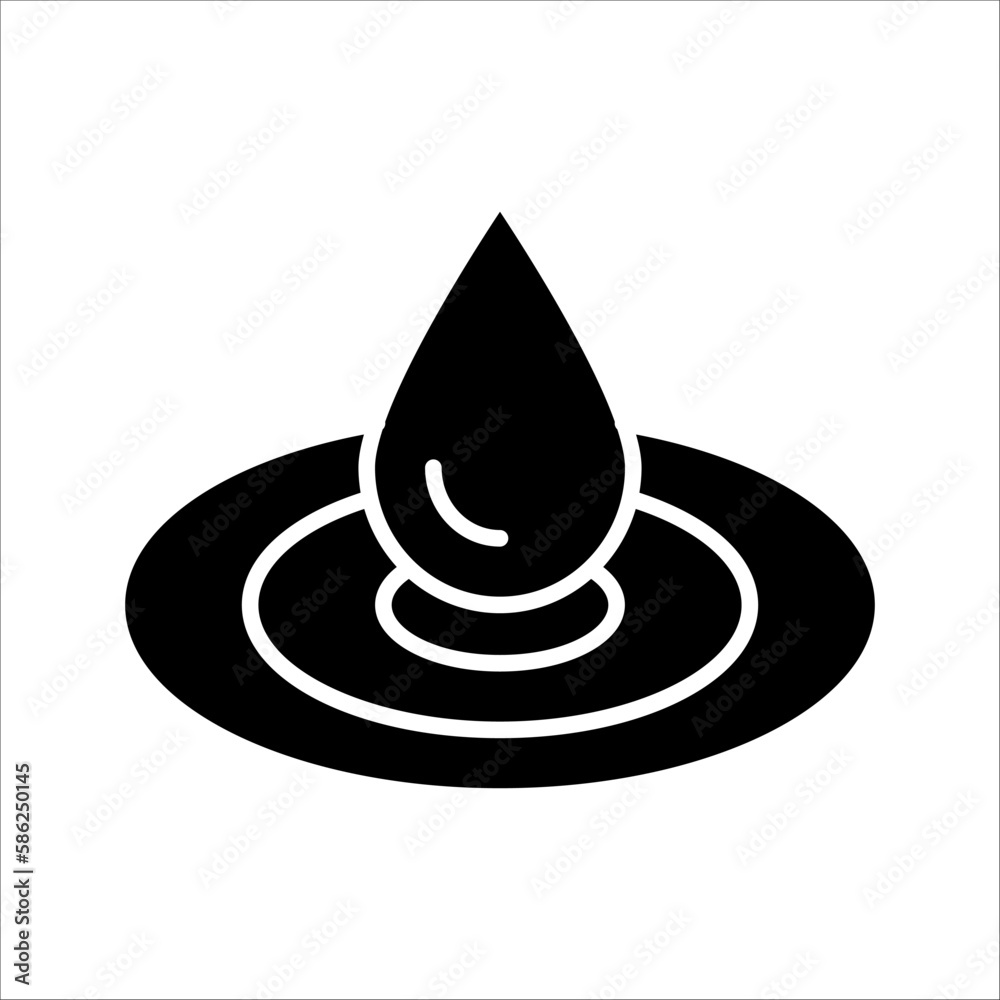 Skin hydration line outline icon, on white background, eps 10. Skin hydration line outline icon, on white background, eps 10.