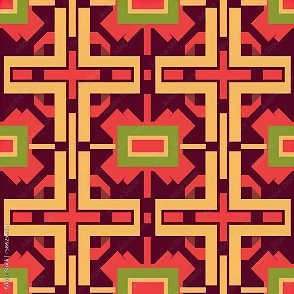 Obraz premium Irregular patterns. Great for banners, cards, packaging, wrapping, brochures, paper, social media and more. Memphis style. 