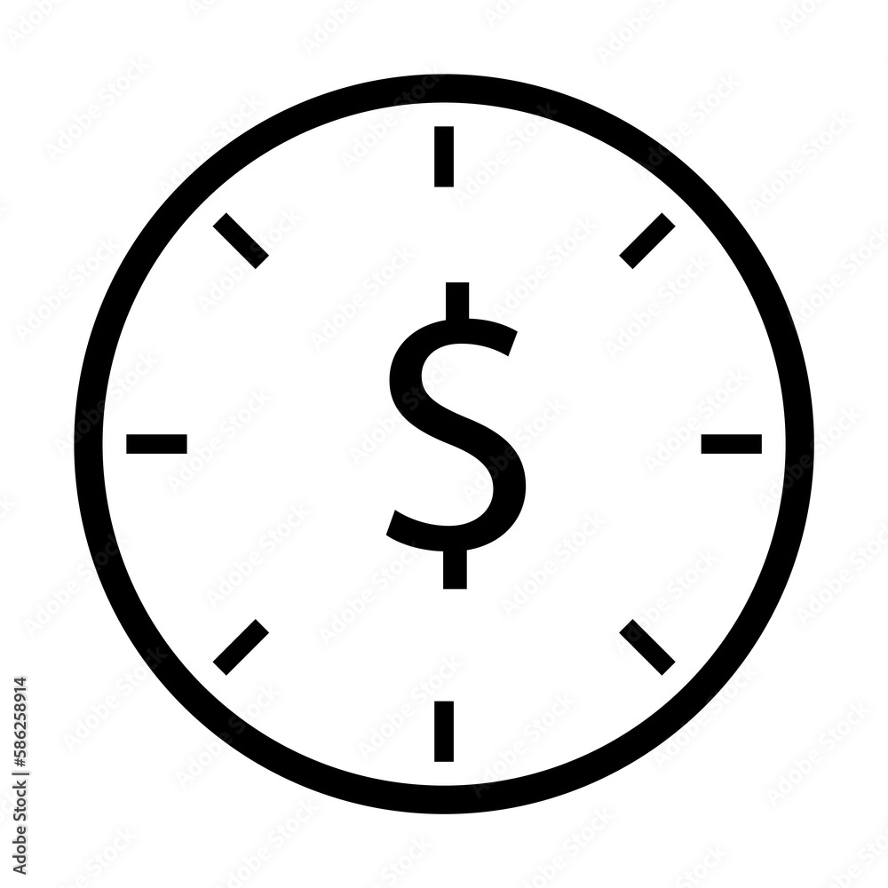 time is money icon. Element of banking and finance icon for mobile concept and web apps. Glyph style time is money icon can be used for web and mobile. Premium icon time is money icon. Element of banking and finance icon for mobile concept and web apps. Glyph style time is money icon can be used for web and mobile. Premium icon