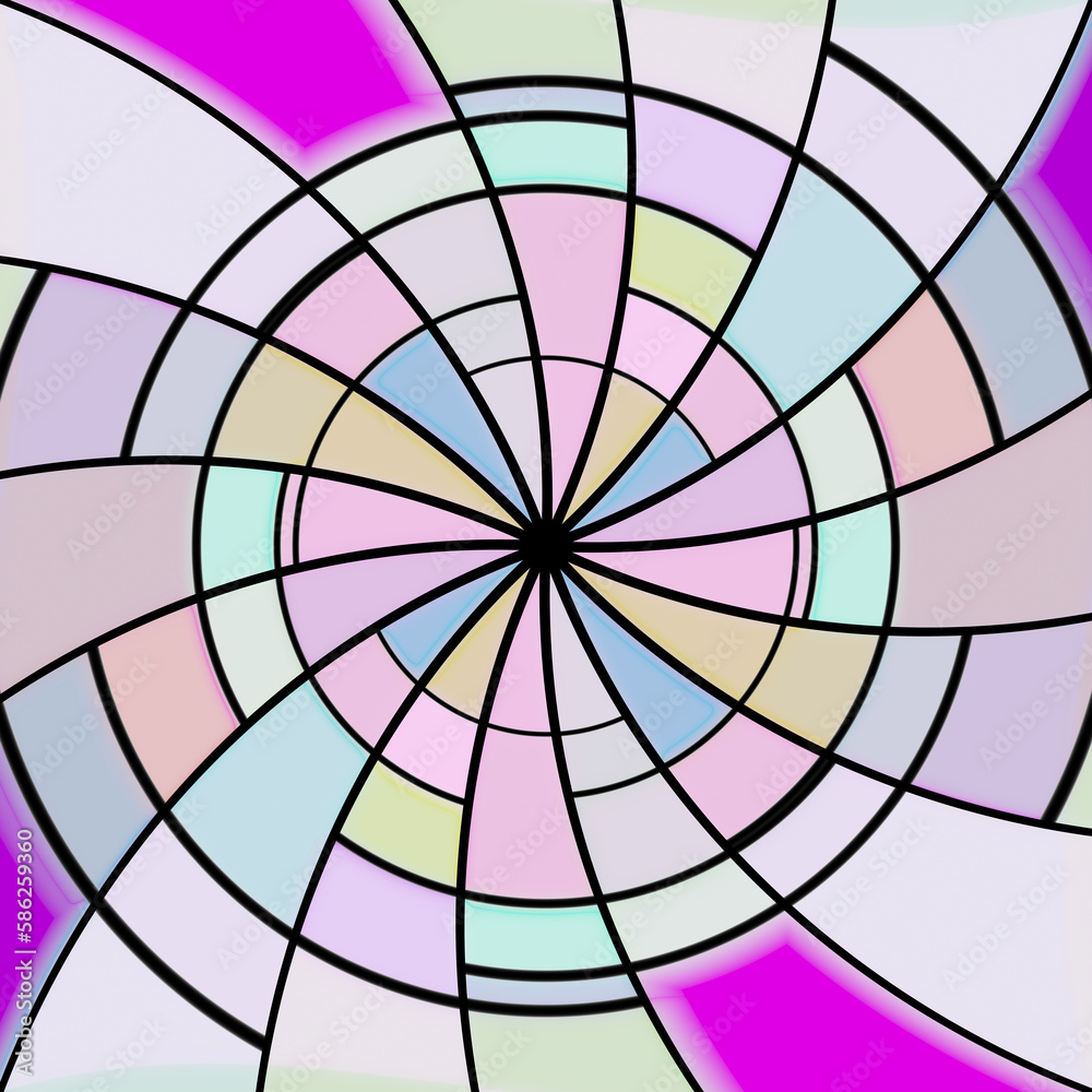 Fototapeta premium Abstract seamless geometric pattern background