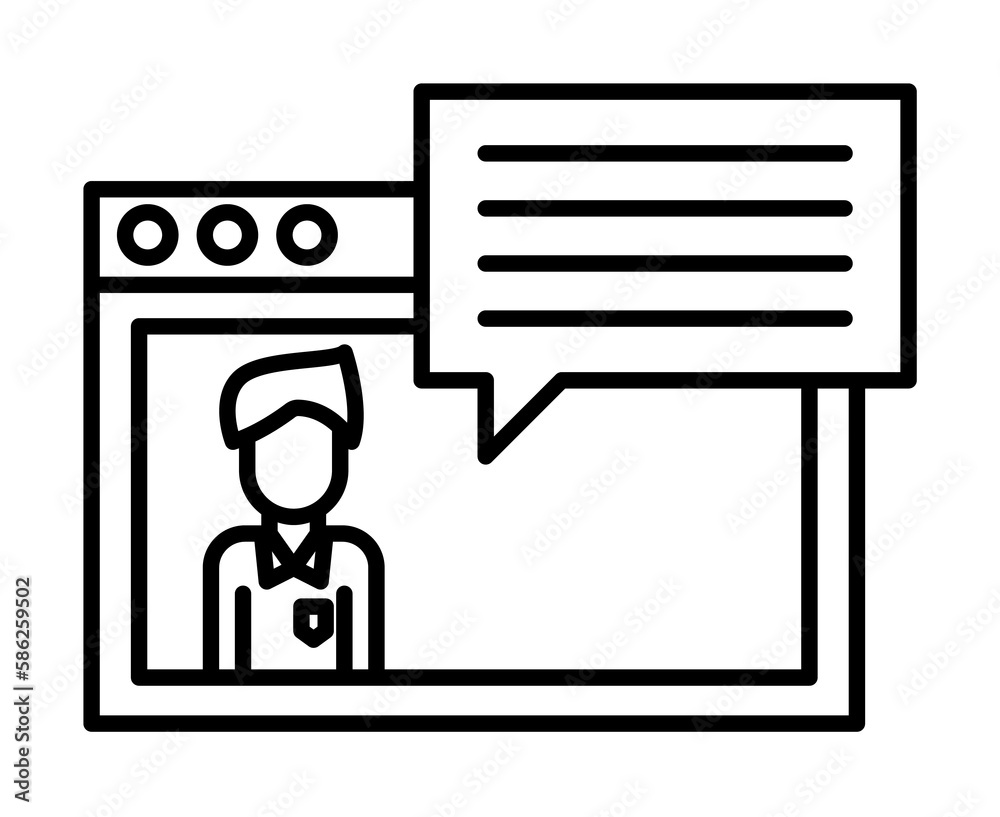 Corporate and business, browser icon Corporate and business, browser icon