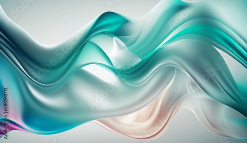 Wallpaper Mural Abstract Background. Abstract Light Background. Abstract 3D Background. Abstract Fluid Wave 3D Background. Gradient design element for backgrounds, banners, wallpapers, posters and covers. Torontodigital.ca