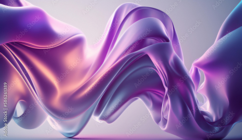 Obraz premium Abstract Background. Abstract Light Background. Abstract 3D Background. Abstract Fluid Wave 3D Background. Gradient design element for backgrounds, banners, wallpapers, posters and covers.