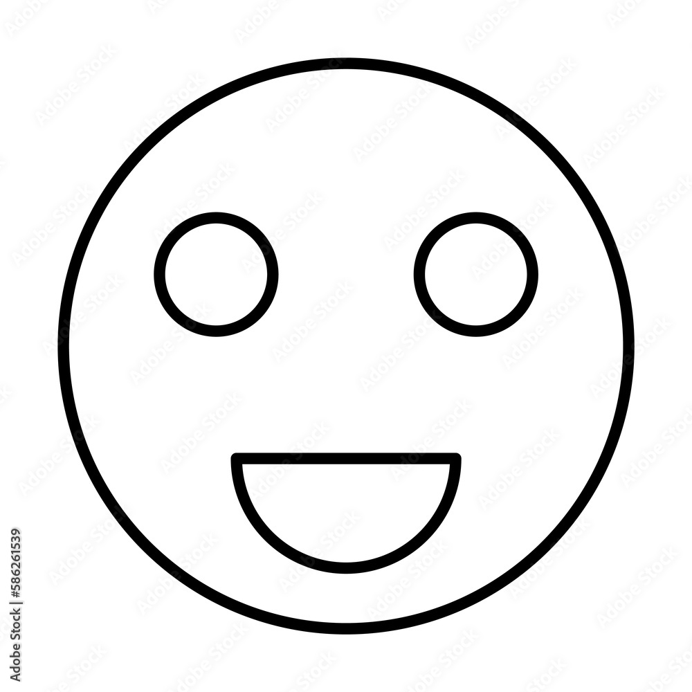 Happy sign icon. Element of image sign for mobile concept and web apps illustration. Thin line icon for website design and development, app development. Premium icon Happy sign icon. Element of image sign for mobile concept and web apps illustration. Thin line icon for website design and development, app development. Premium icon