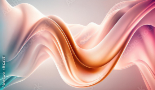 Abstract Background. Abstract Light Background. Abstract 3D Background. Abstract Fluid Wave 3D Background. Gradient design element for backgrounds, banners, wallpapers, posters and covers.