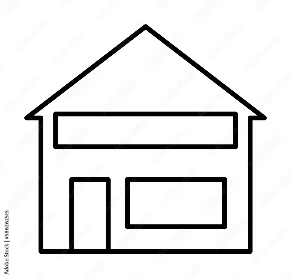 store sign icon. Element of navigation sign icon. Thin line icon for website design and development, app development. Premium icon store sign icon. Element of navigation sign icon. Thin line icon for website design and development, app development. Premium icon