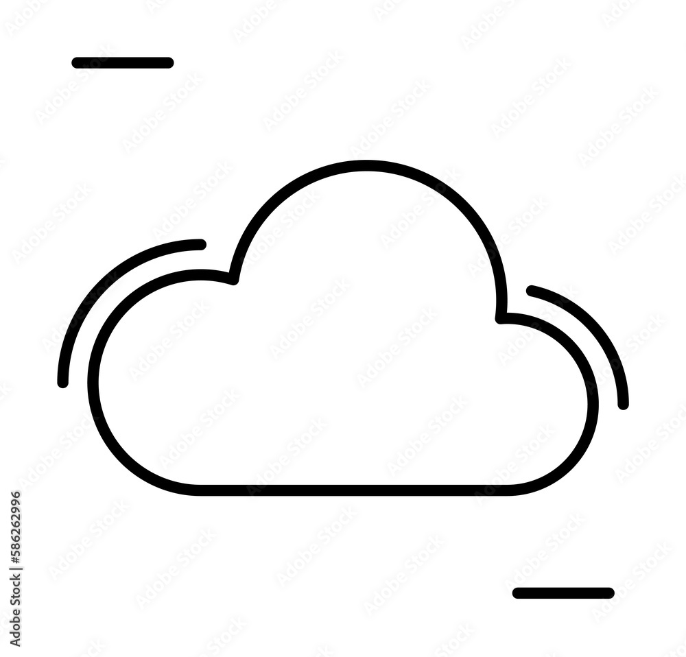 Cloud, networking icon. Simple line, outline elements of storage and cloud icons for ui and ux, website or mobile application Cloud, networking icon. Simple line, outline elements of storage and cloud icons for ui and ux, website or mobile application