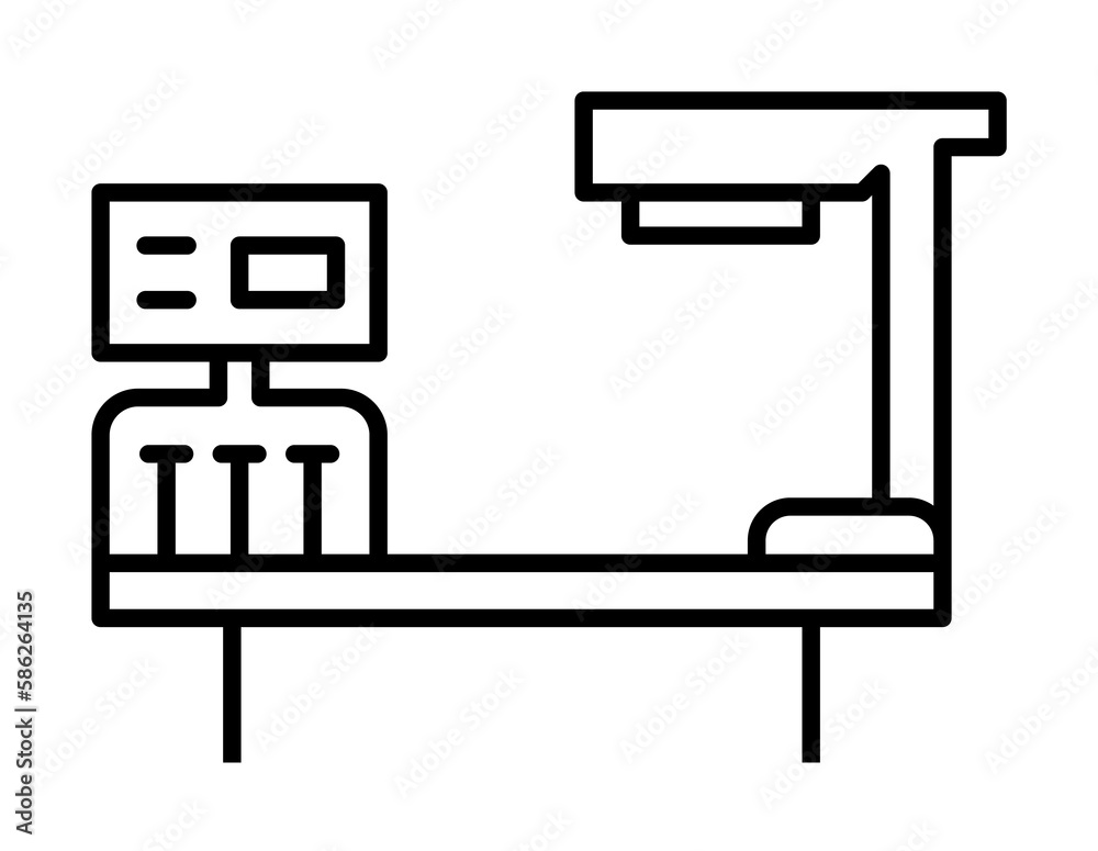 Plastic surgery bed icon. Element of anti aging outline icon for mobile concept and web apps. Thin line Plastic surgery bed icon can be used for web and mobile Plastic surgery bed icon. Element of anti aging outline icon for mobile concept and web apps. Thin line Plastic surgery bed icon can be used for web and mobile