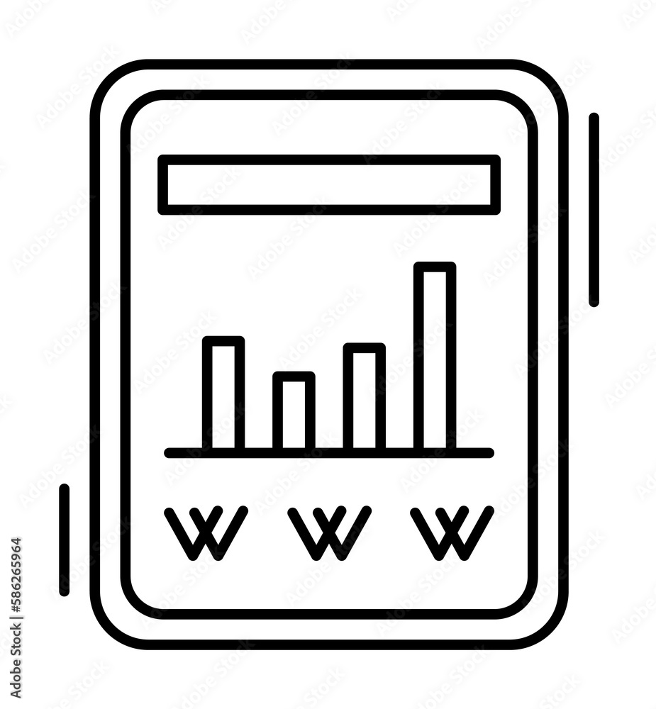 Analytics, finance, www icon. Simple line, outline elements of business and finance icons for ui and ux, website or mobile application Analytics, finance, www icon. Simple line, outline elements of business and finance icons for ui and ux, website or mobile application
