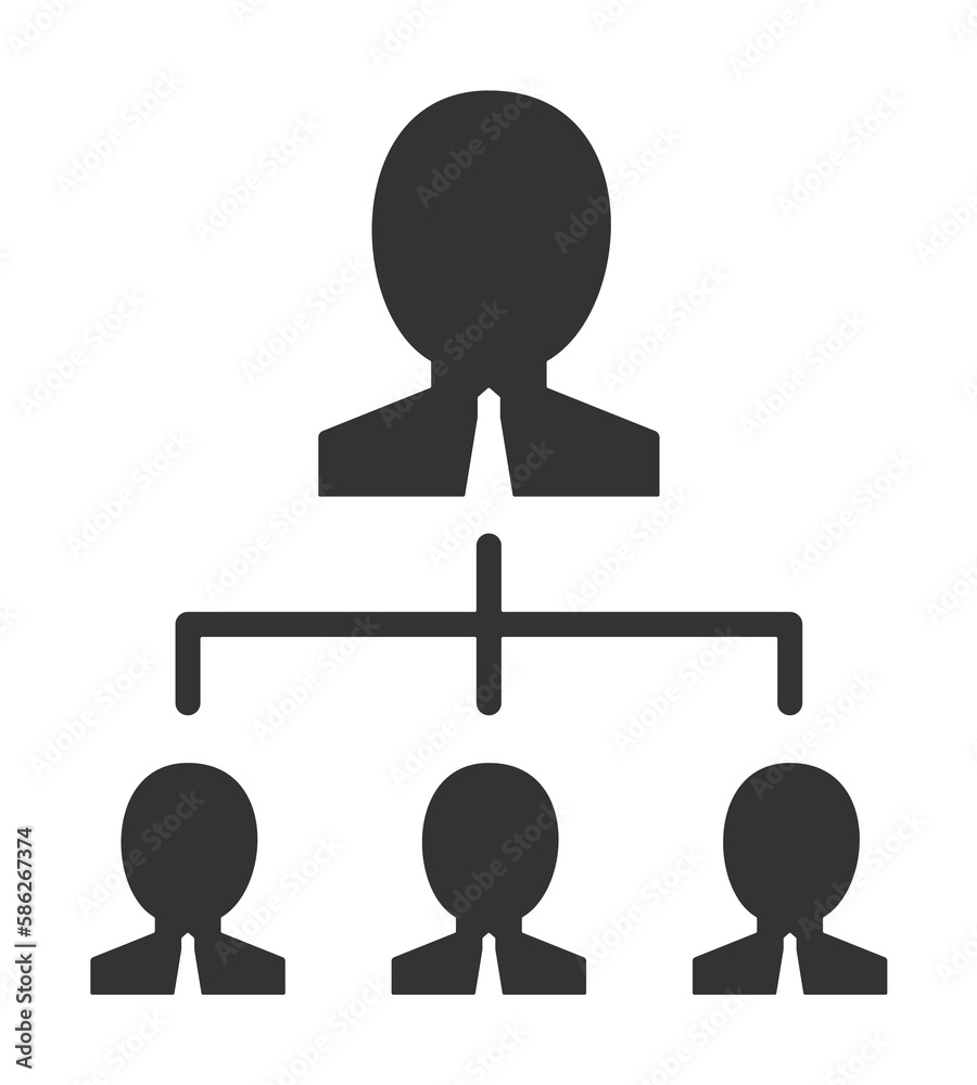 boss, leaer, team, group icon. Element of business icon for mobile concept and web apps. Glyph boss, leaer, team, group icon can be used for web and mobile