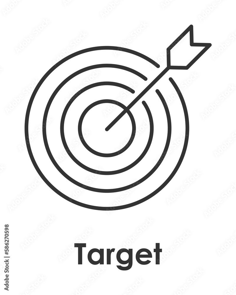 target, arrow icon target, arrow icon