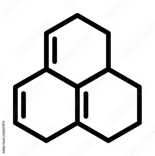 Molecule, chemistry icon. Simple line, outline elements of stinks icons for ui and ux, website or mobile application