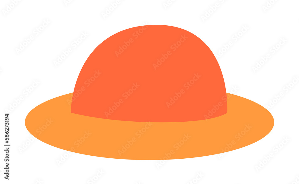 Beach hat flat icon. Element of beach holidays colored icon for mobile concept and web apps. Detailed Beach hat flat icon can be used for web and mobile. Premium icon Beach hat flat icon. Element of beach holidays colored icon for mobile concept and web apps. Detailed Beach hat flat icon can be used for web and mobile. Premium icon