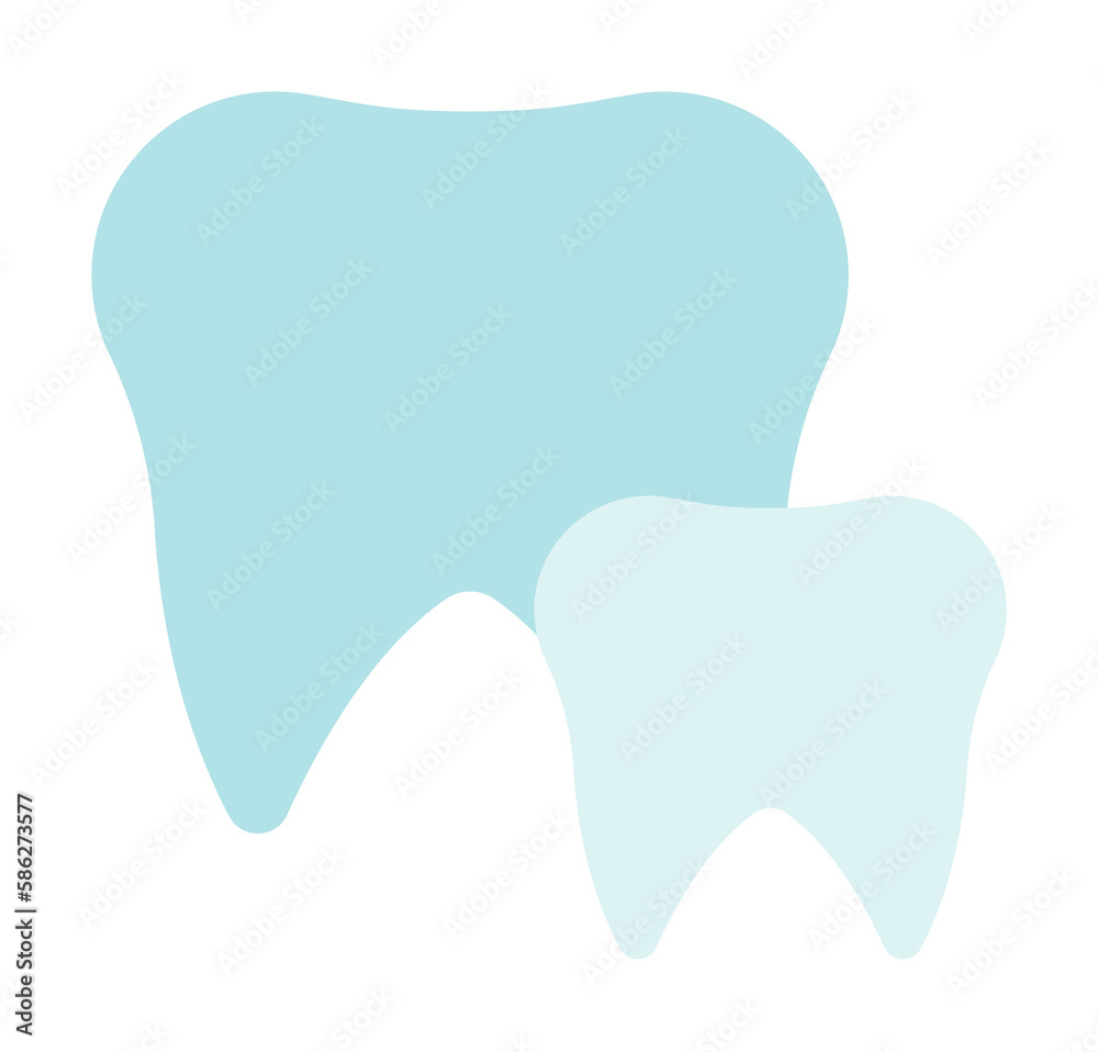 Dentistry, dentist, doctor, hospital teeth color icon