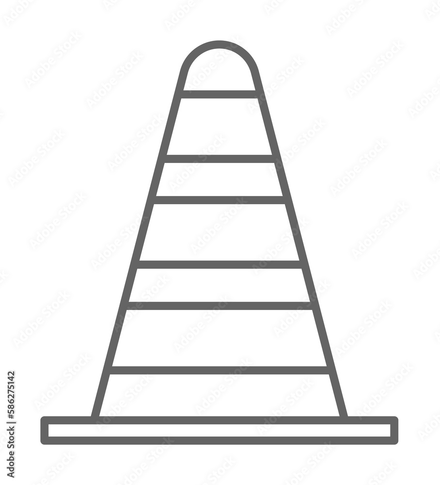 Emergencies, traffic cone icon. Element of emergencies icon. Thin line icon for website design and development, app development Emergencies, traffic cone icon. Element of emergencies icon. Thin line icon for website design and development, app development