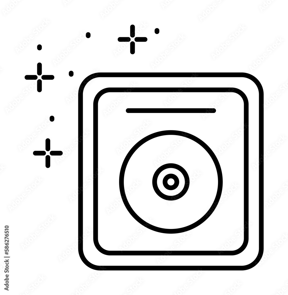 Fame cd icon. Element of famous Fame cd icon. Element of famous