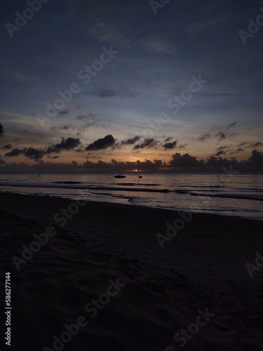 sunrise on the beach © Michael