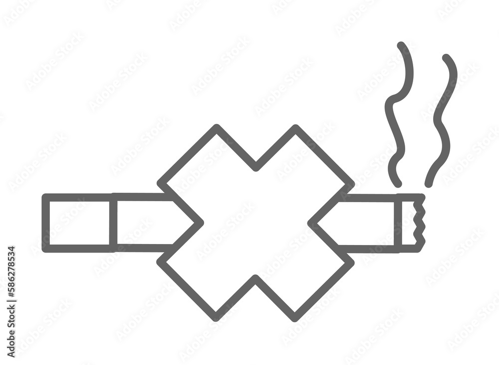 health, no smoking, medicine, ban. Element of health icon. Thin line icon for website design and development, app development. Premium icon health, no smoking, medicine, ban. Element of health icon. Thin line icon for website design and development, app development. Premium icon