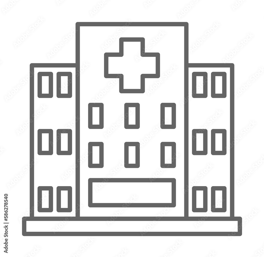 health, build, hospital, medicine. Element of health icon. Thin line icon for website design and development, app development. Premium icon