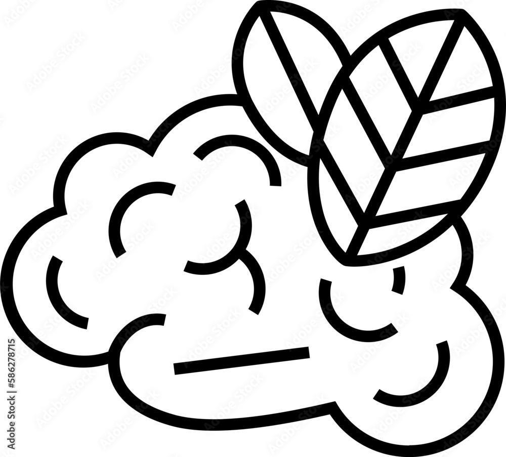 Natural idea icon. Ecology concept icon style Natural idea icon. Ecology concept icon style