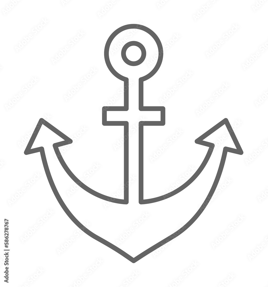 Anchor, Holland icon. Element of Holland icon. Thin line icon for website design and development, app development. Premium icon Anchor, Holland icon. Element of Holland icon. Thin line icon for website design and development, app development. Premium icon
