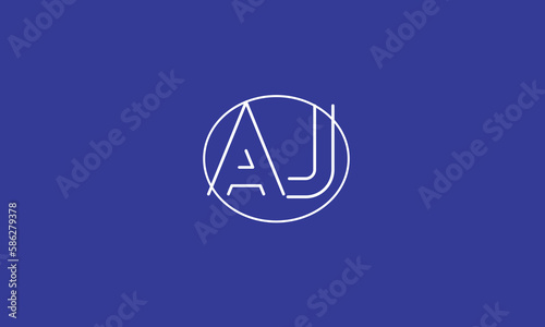 AJ, JA, A, J Abstract Letters Logo Monogram photo