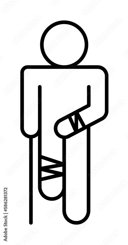 beaten, insurance, medical icon. Element of insurance icon. Thin line icon for website design and development, app development. Premium icon beaten, insurance, medical icon. Element of insurance icon. Thin line icon for website design and development, app development. Premium icon
