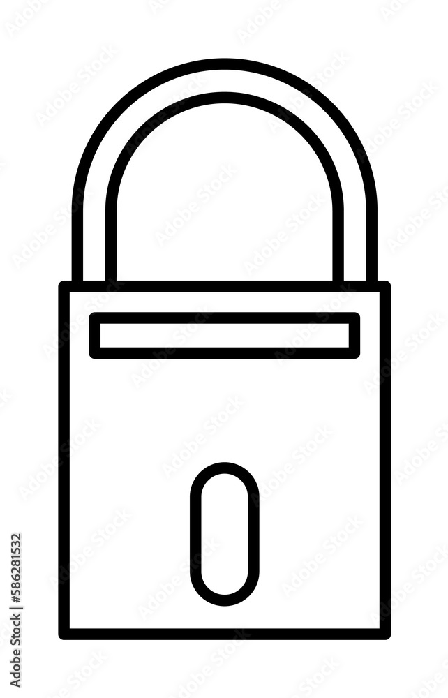 lock, insurance, protecion icon. Element of insurance icon. Thin line icon for website design and development, app development. Premium icon lock, insurance, protecion icon. Element of insurance icon. Thin line icon for website design and development, app development. Premium icon