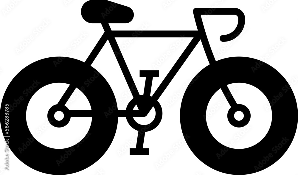 Bicycle icon. Ecology concept icon style Bicycle icon. Ecology concept icon style
