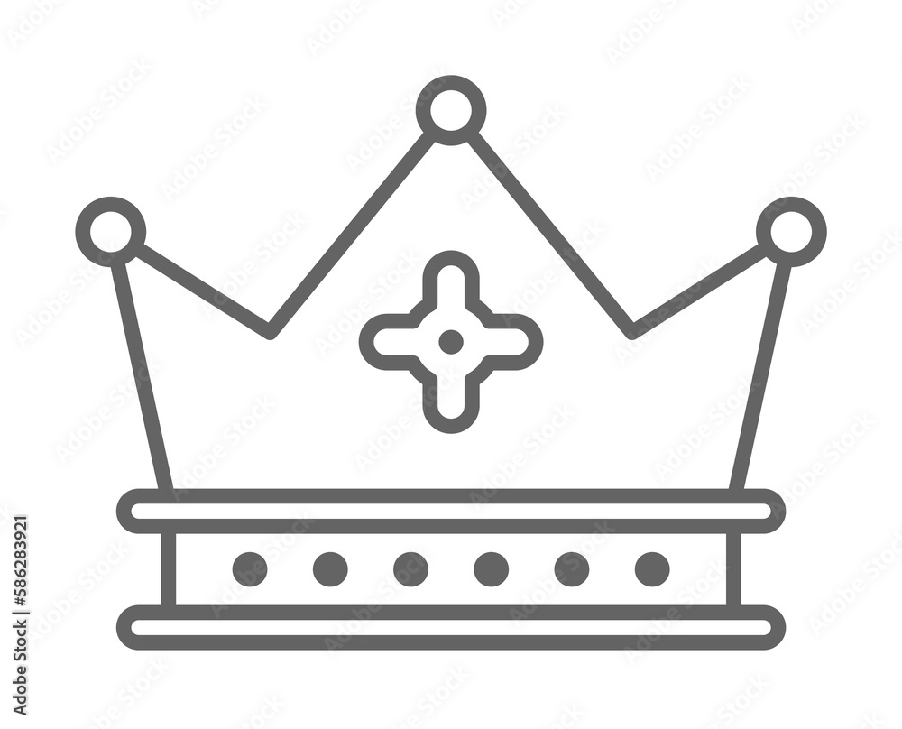 Medieval, crown icon. Element of medieval period icon. Thin line icon for website design and development, app development. Premium icon Medieval, crown icon. Element of medieval period icon. Thin line icon for website design and development, app development. Premium icon