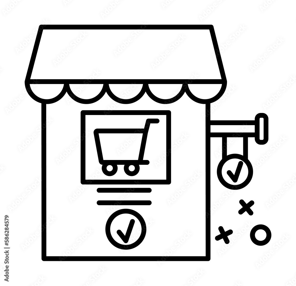 Commerce shopping product icon. Element of online shopping icon Commerce shopping product icon. Element of online shopping icon