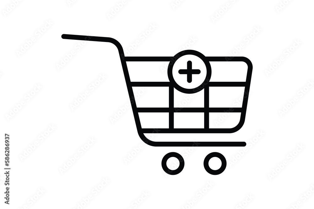 icon illustration add to cart. icon related to shopping. Line icon style. Simple vector design editable. File EPS, SVG, PNG Transparent. icon illustration add to cart. icon related to shopping. Line icon style. Simple vector design editable. File EPS, SVG, PNG Transparent.