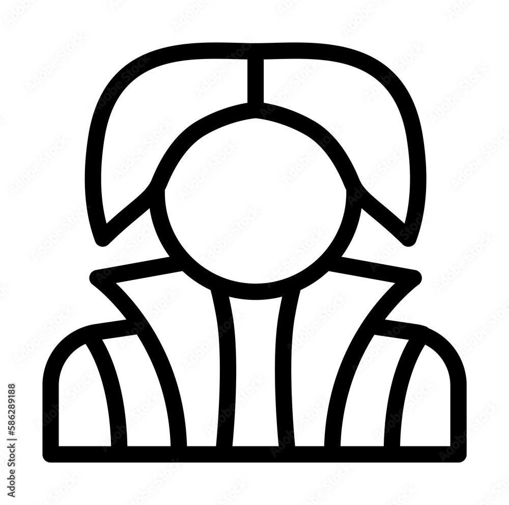 Musician icon. Simple line, outline elements of rock n roll icons for ui and ux, website or mobile application
