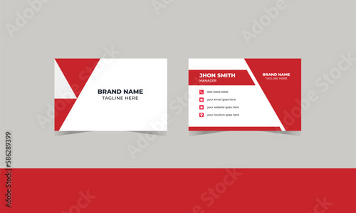 Corporate Modern Business Card Design Template Creative and Clean Business Card Name Name Card Visiting Card Simple Card Vector Design Unique Business Card Design