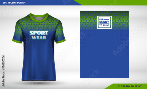 hexagon pattren soft color Soccer jersey pattern design.Sublimation t shirt. Football soccer kit. Basketball jersey. Futsal, badminton, Running jersey 