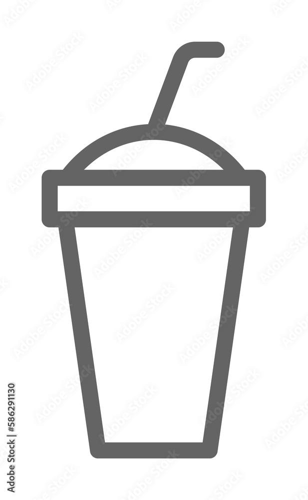 Drink cup, theatre icon. Element of theatre icon. Thin line icon for website design and development, app development. Premium icon Drink cup, theatre icon. Element of theatre icon. Thin line icon for website design and development, app development. Premium icon