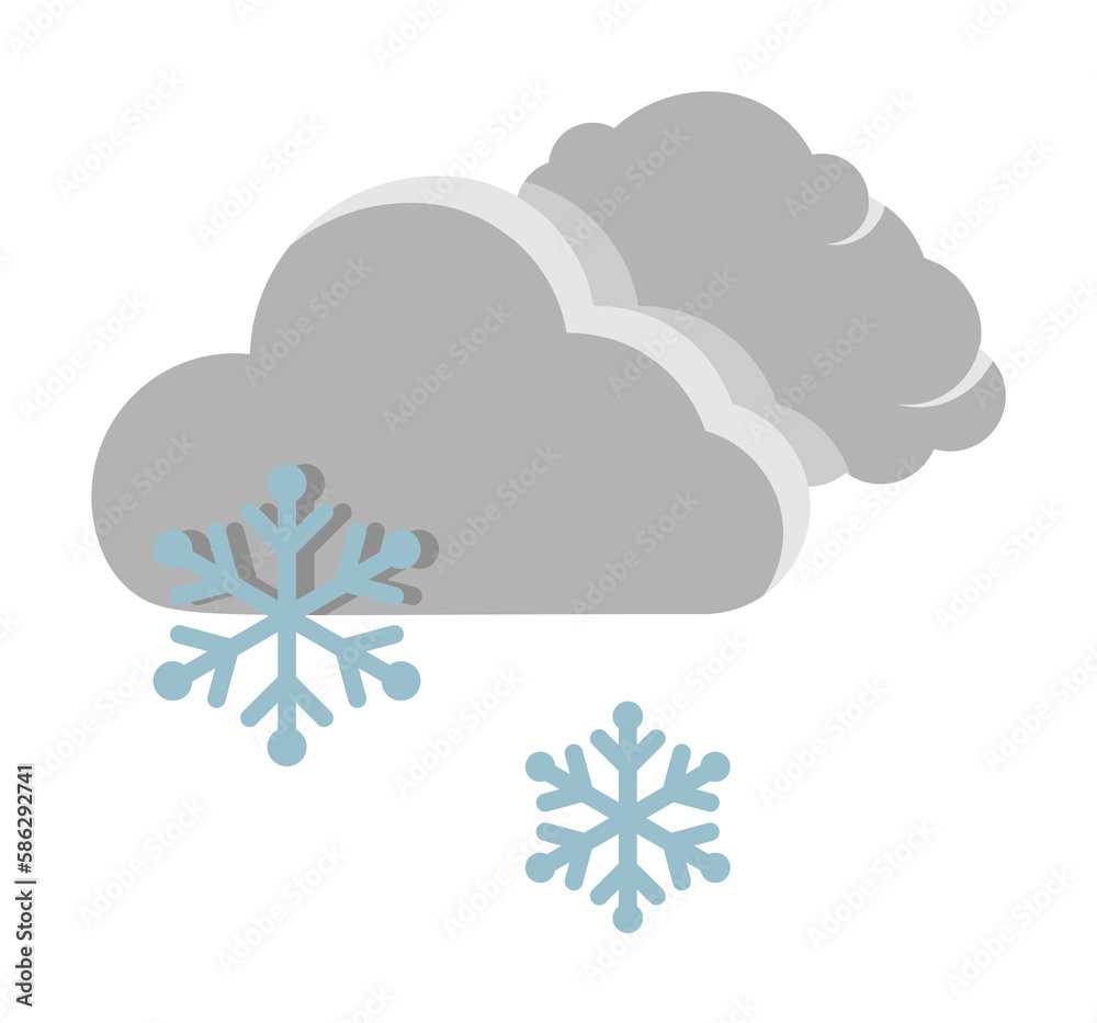 Cloud swarm snow snowflakes icon. Simple line, outline of two color weather icons for ui and ux, website or mobile application Cloud swarm snow snowflakes icon. Simple line, outline of two color weather icons for ui and ux, website or mobile application
