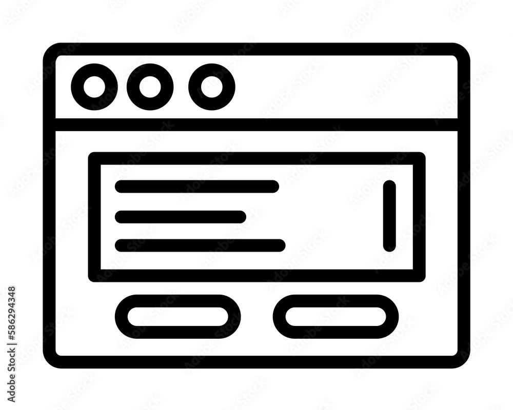 Browser, web site, document icon. Simple line, outline elements of internet explorer icons for ui and ux, website or mobile application Browser, web site, document icon. Simple line, outline elements of internet explorer icons for ui and ux, website or mobile application