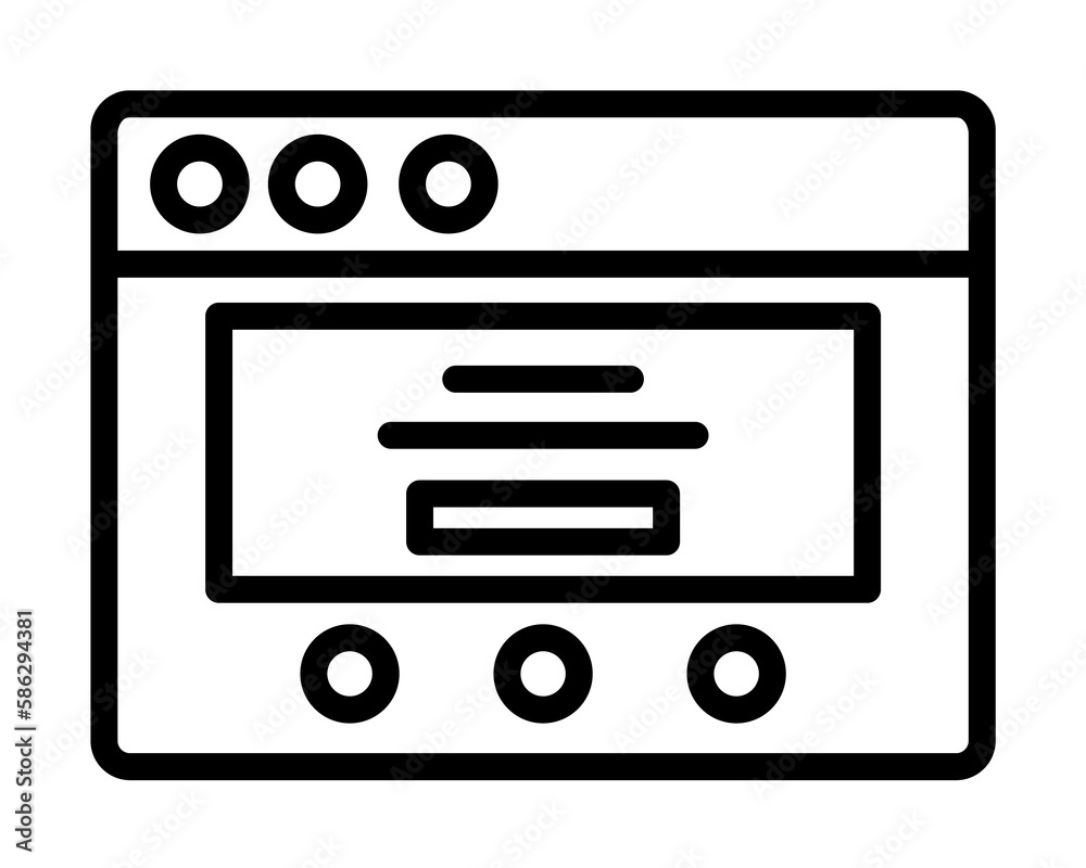 Browser, web site, interface icon. Simple line, outline elements of internet explorer icons for ui and ux, website or mobile application Browser, web site, interface icon. Simple line, outline elements of internet explorer icons for ui and ux, website or mobile application