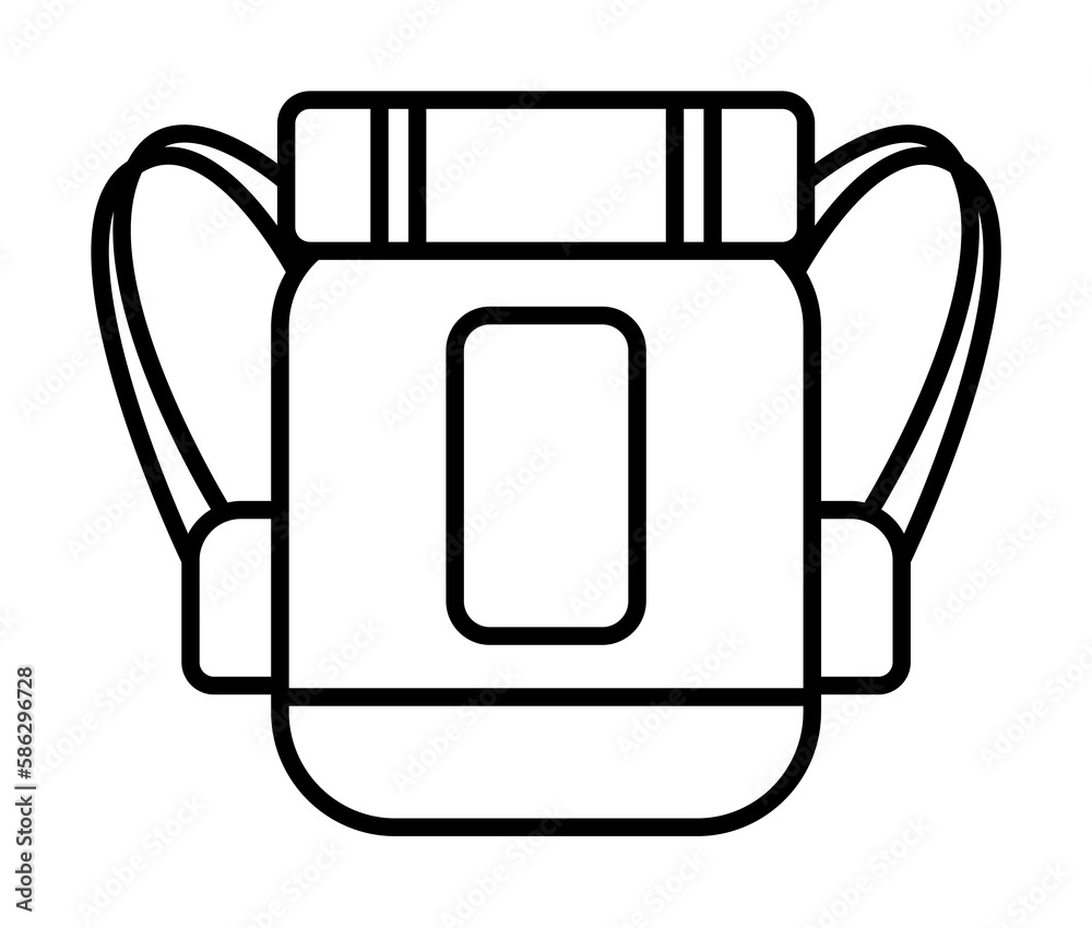 tourist backpack icon. Element of travel icon for mobile concept and web apps. Thin line tourist backpack icon can be used for web and mobile. Premium icon tourist backpack icon. Element of travel icon for mobile concept and web apps. Thin line tourist backpack icon can be used for web and mobile. Premium icon